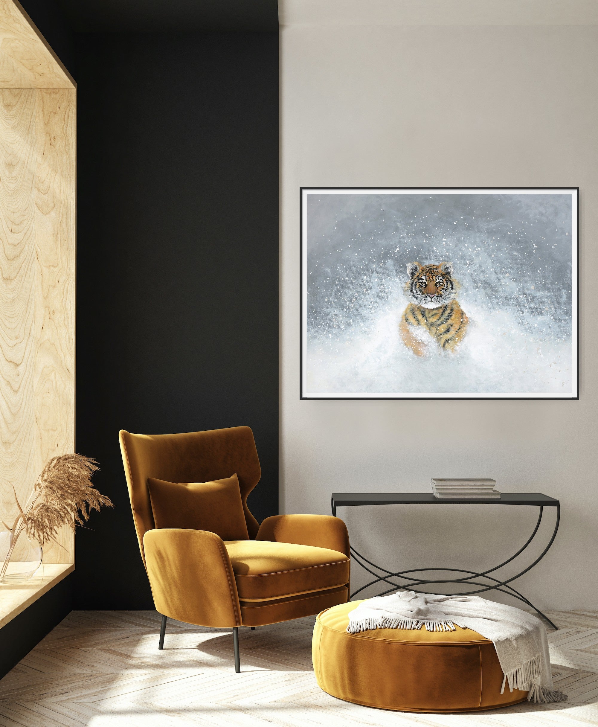 The Snow King PRINT ON FINE ART PAPER