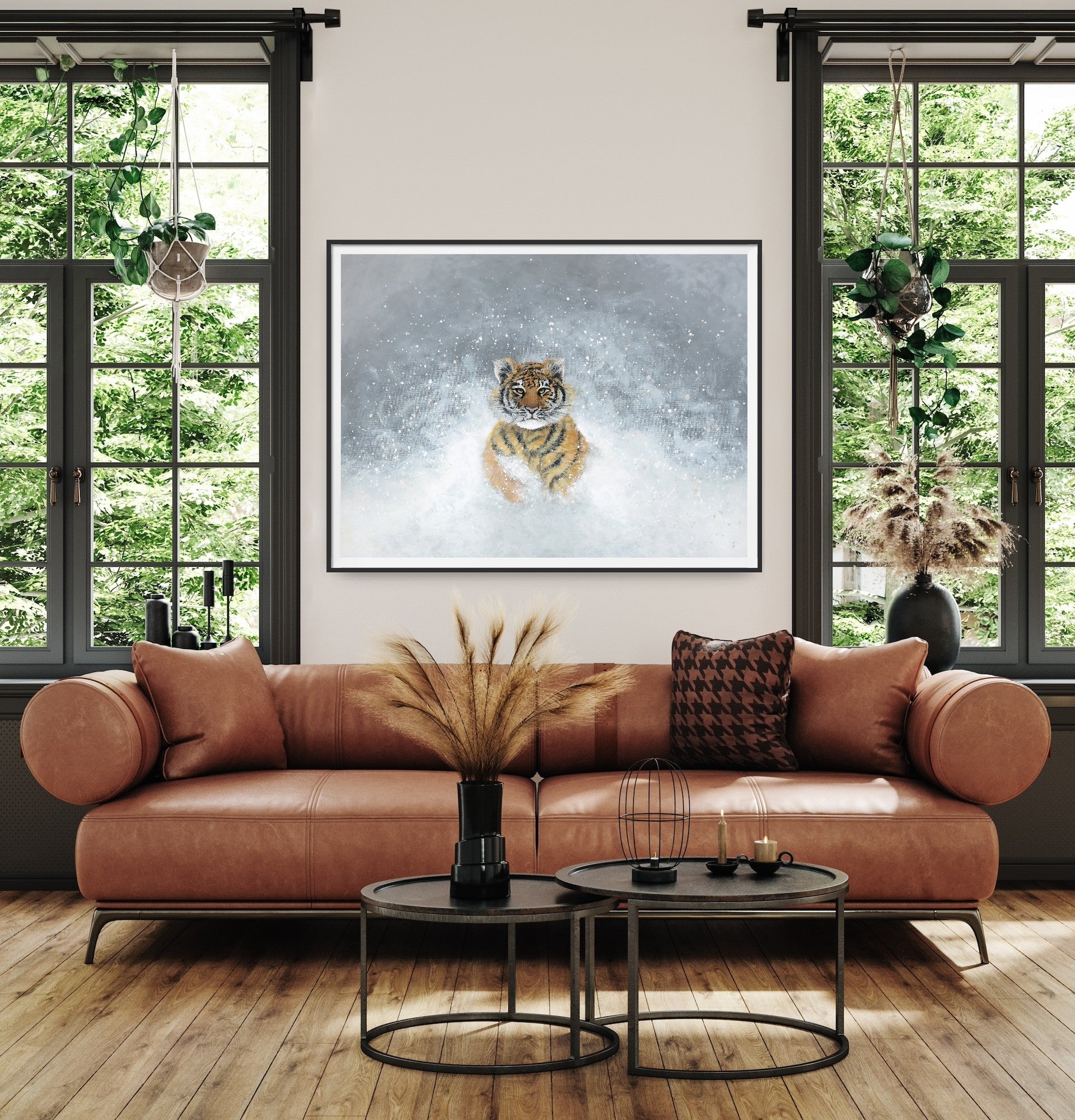 The Snow King PRINT ON FINE ART PAPER