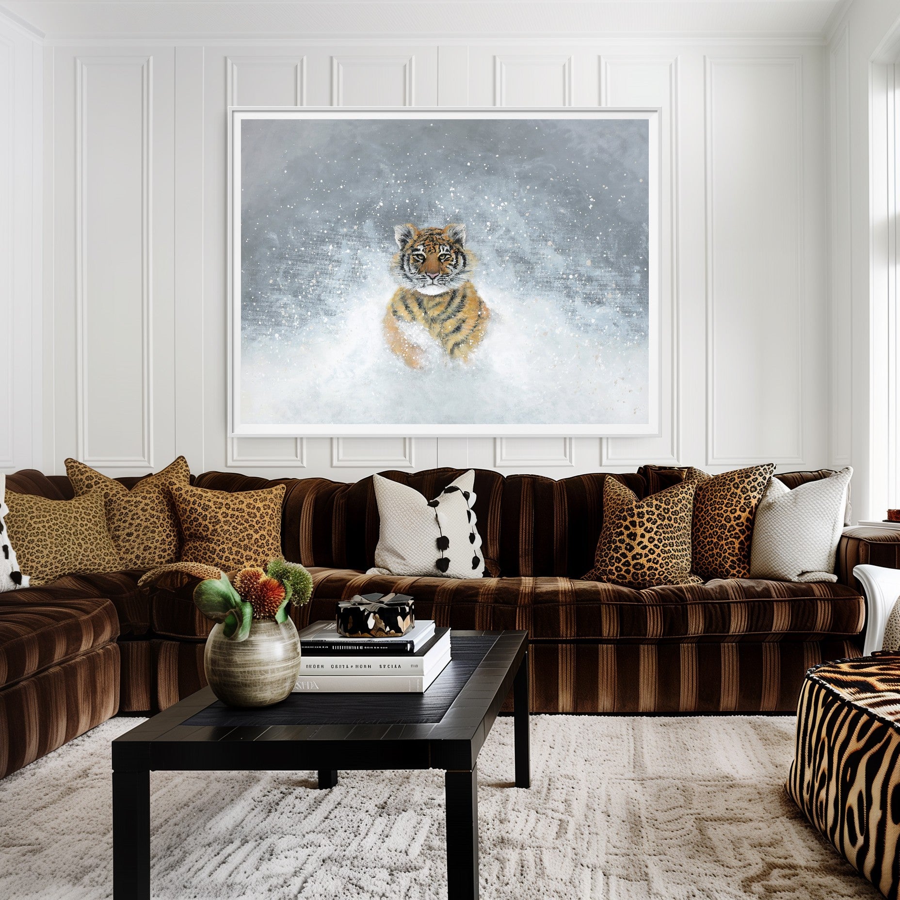 The Snow King PRINT ON FINE ART PAPER