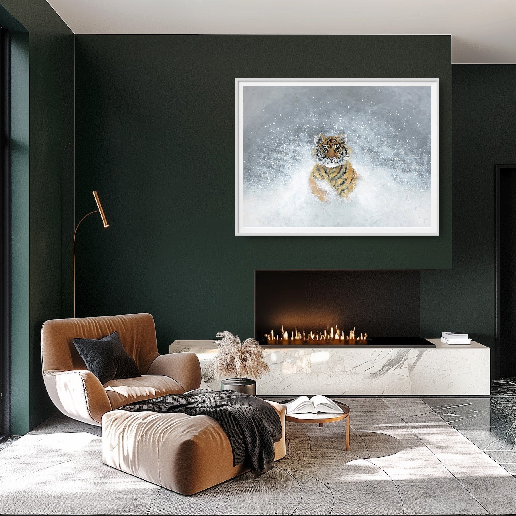 The Snow King PRINT ON FINE ART PAPER