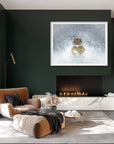 The Snow King PRINT ON FINE ART PAPER