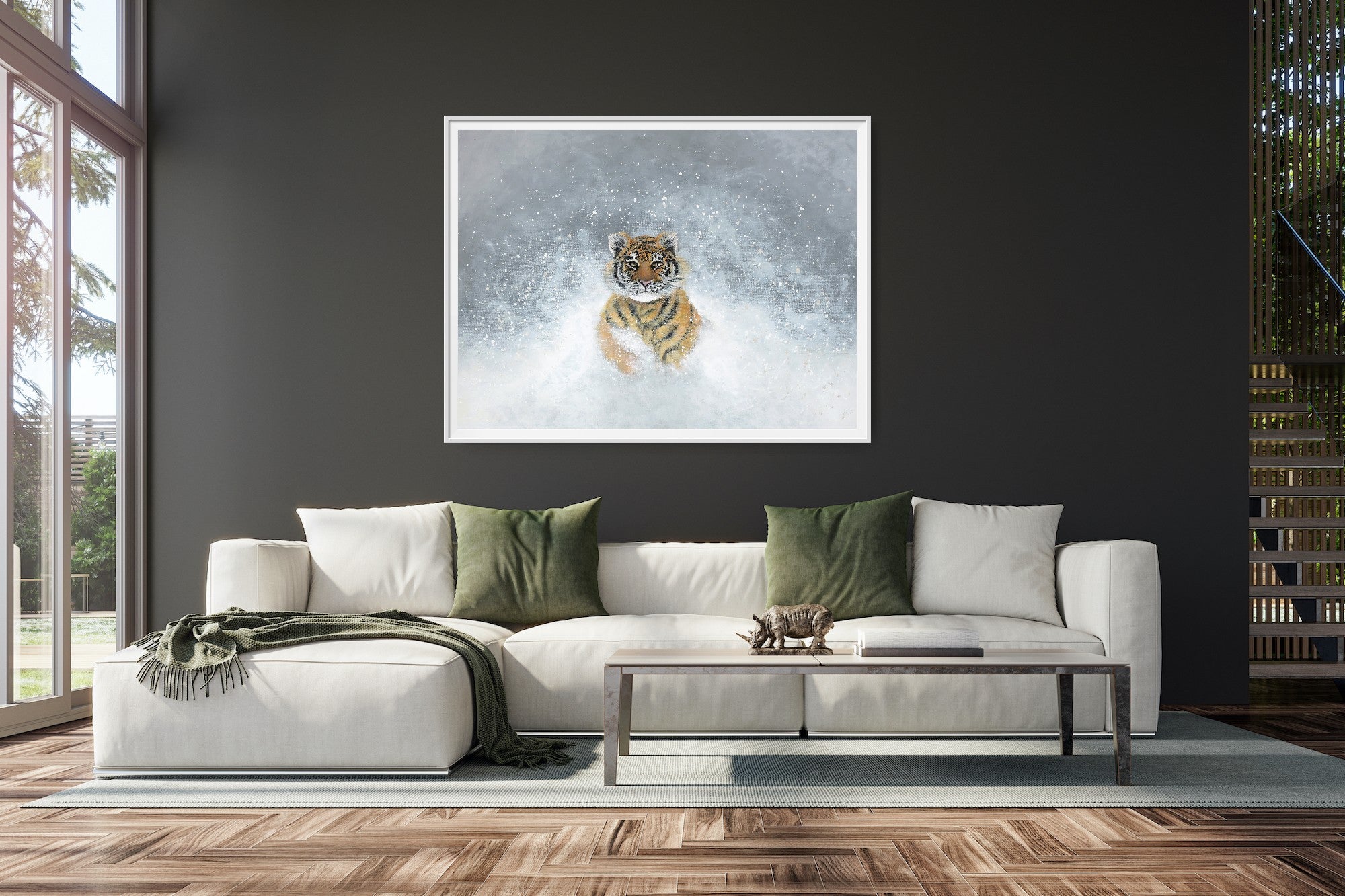 The Snow King PRINT ON FINE ART PAPER