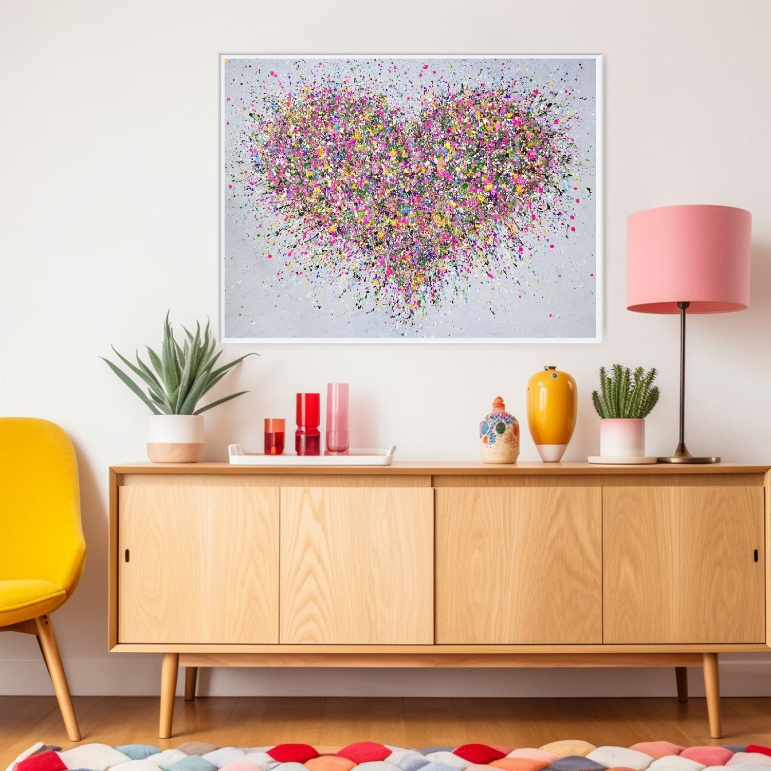 A Happy Heart PRINT ON FINE ART PAPER – Jo Gough Art