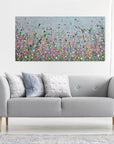 Hope Dances In The Flowers CANVAS PRINT
