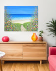 A Quiet Stroll To The Sea CANVAS PRINT