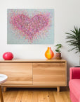 A Blissfully Happy Heart CANVAS PRINT
