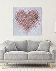 A Happy Heart SQUARE CANVAS PRINT