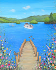 I Lost My Heart At The Lake PRINT ON FINE ART PAPER