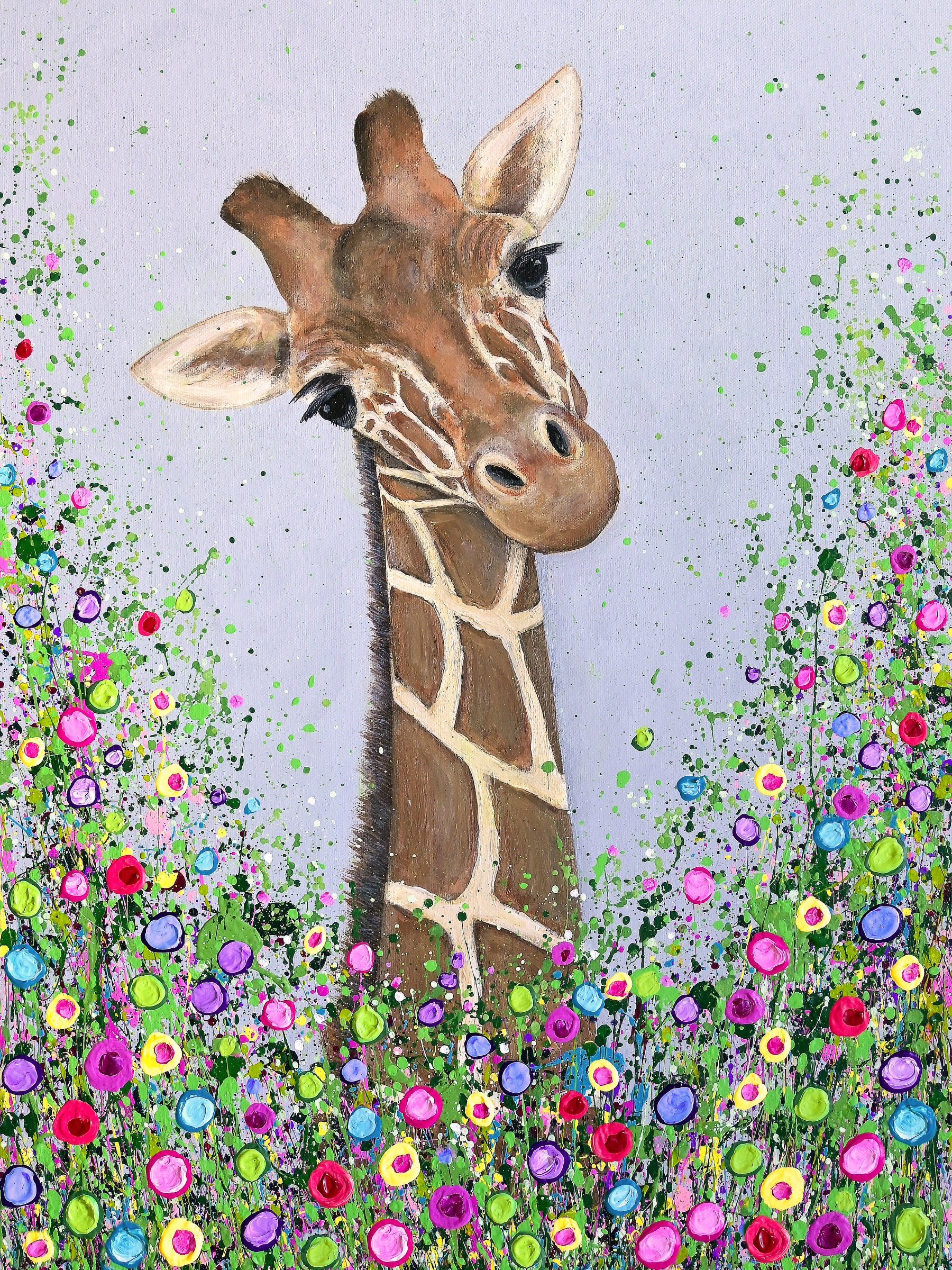 Nelson The Giraffe CANVAS PRINT