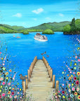 I Lost My Heart At The Lake ORIGINAL ART WORK