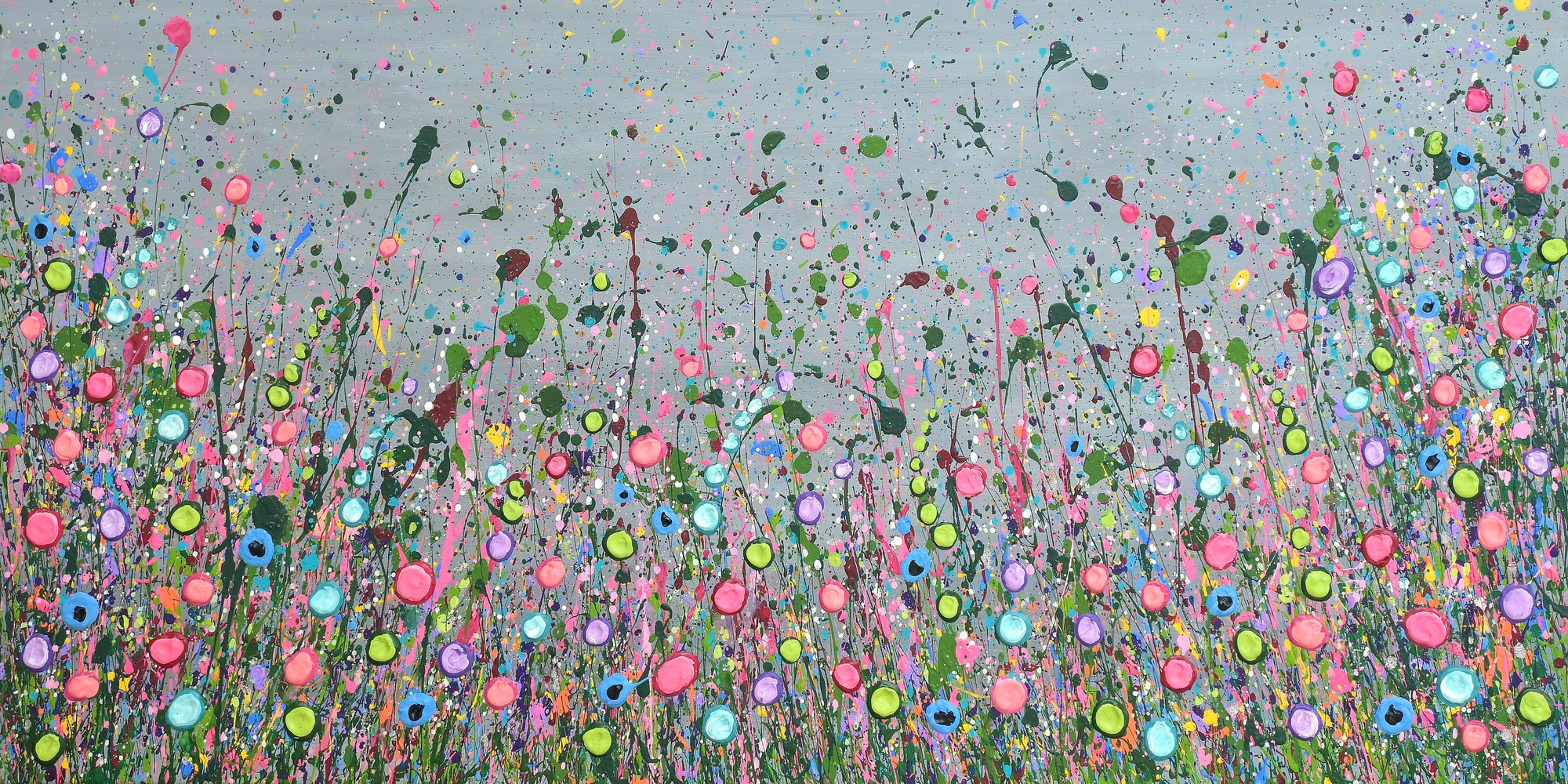 Hope Dances In The Flowers PRINT ON FINE ART PAPER