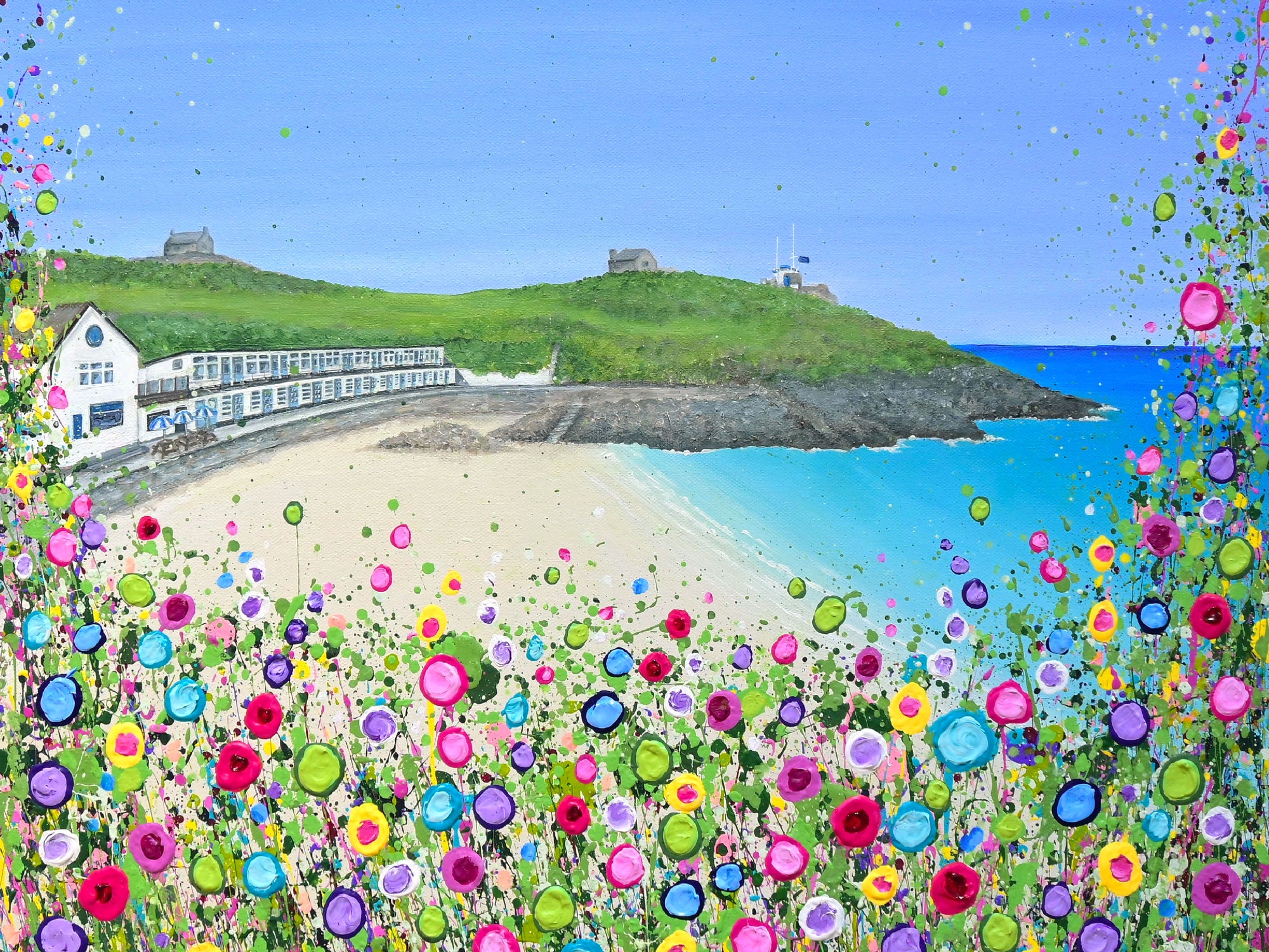 Porthgwidden Beach St Ives PRINT ON FINE ART PAPER