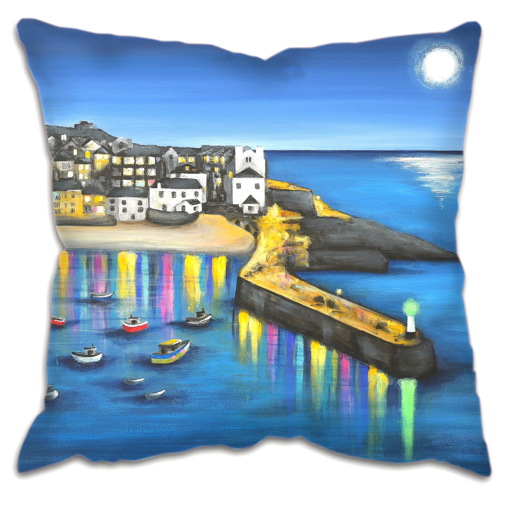 A Moonlit St Ives CUSHION
