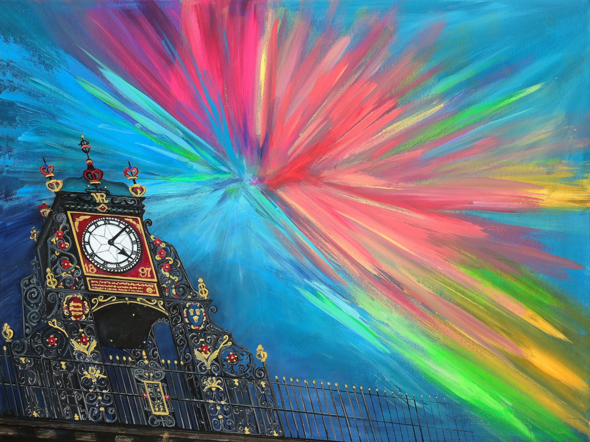 The Celestial Chester Clock CANVAS PRINT