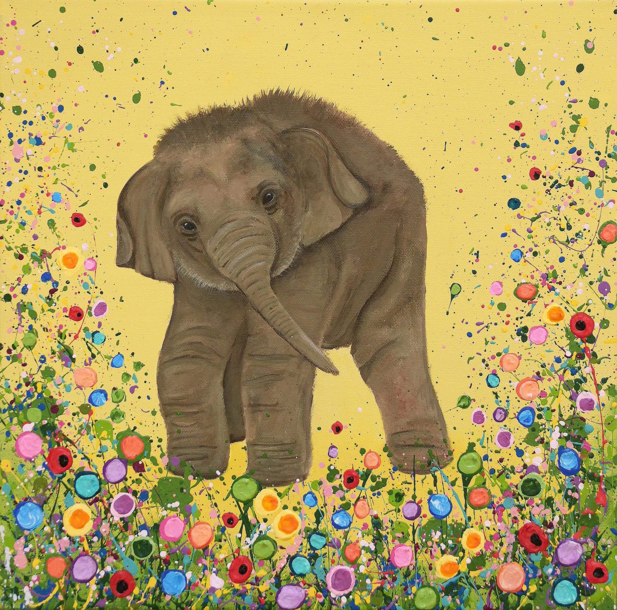 Elmer The Elephant CANVAS PRINT