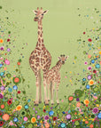 Gina & Gio The Giraffes CANVAS PRINT