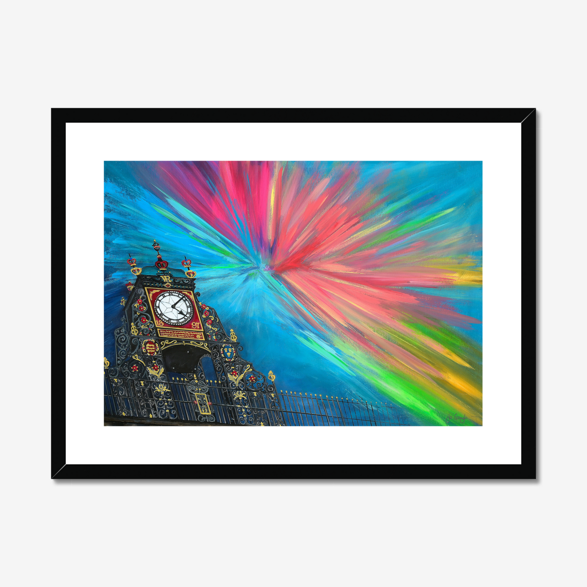 The Celestial Chester Clock PRINT ON FINE ART PAPER