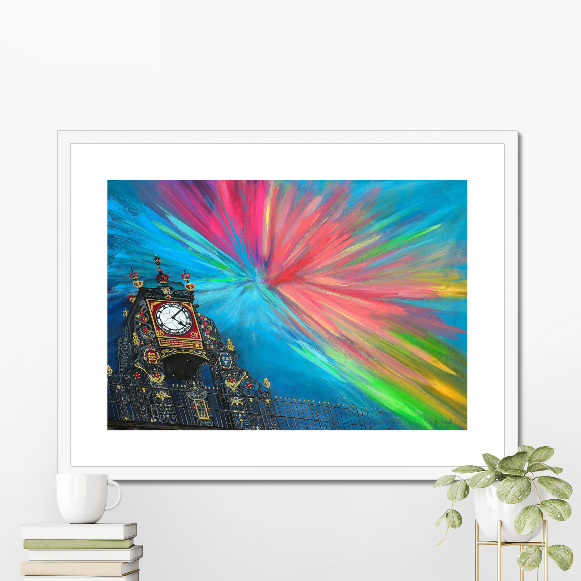 The Celestial Chester Clock PRINT ON FINE ART PAPER