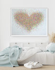 Happiness Is A Happy Heart PRINT ON FINE ART PAPER