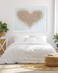 Happiness Is A Happy Heart PRINT ON FINE ART PAPER