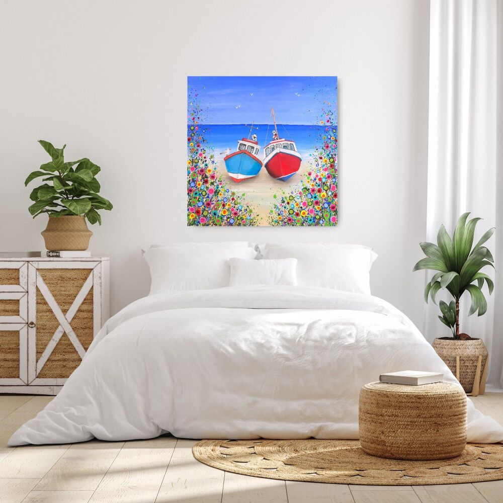 When The Boat Comes In CANVAS PRINT