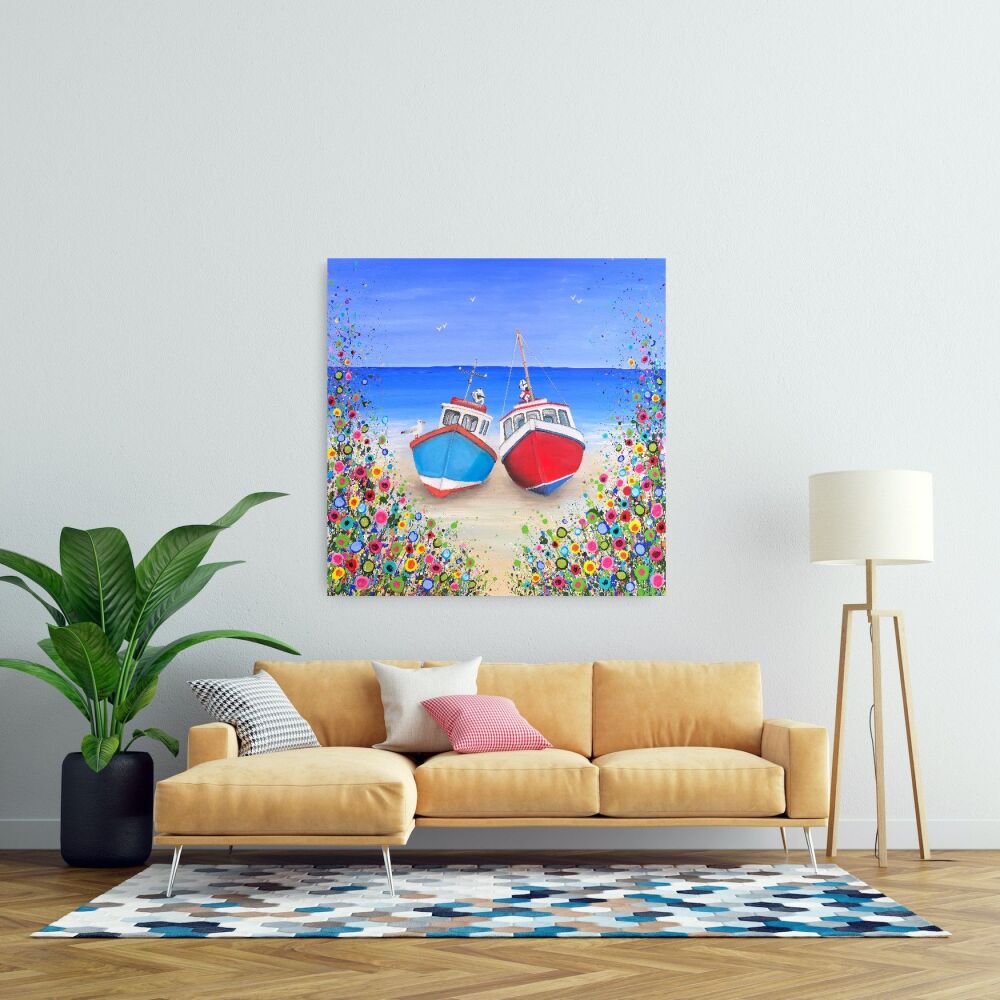 When The Boat Comes In CANVAS PRINT