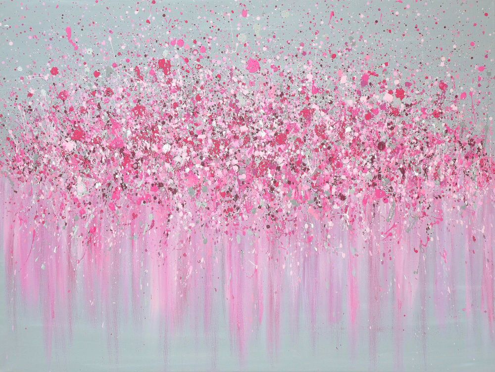 CANVAS PRINT  - &quot;Pretty In Pink&quot; From &pound;55