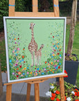 Gina & Gio The Giraffes ORIGINAL ART WORK