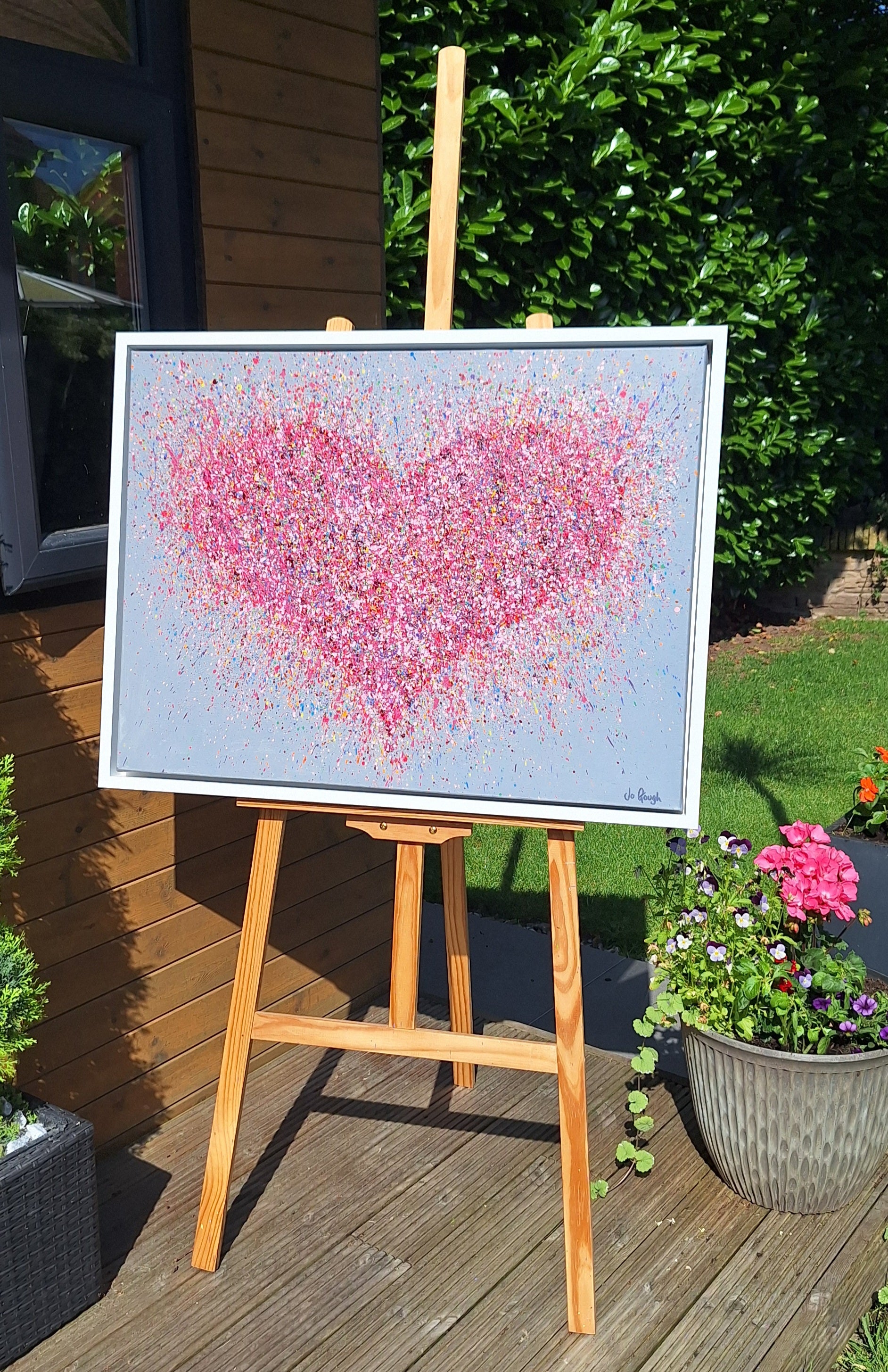 A Blissfully Happy Heart ORIGINAL ART WORK