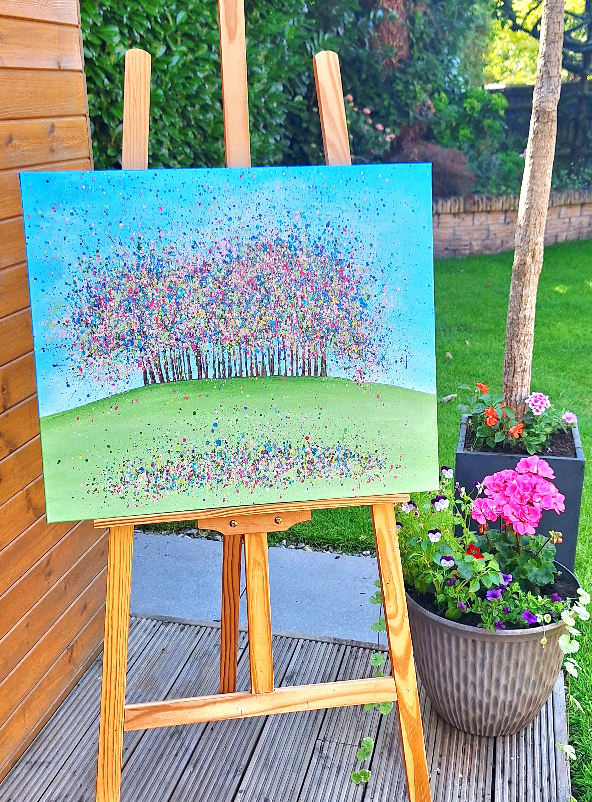 Nearly There Trees ORIGINAL ART WORK