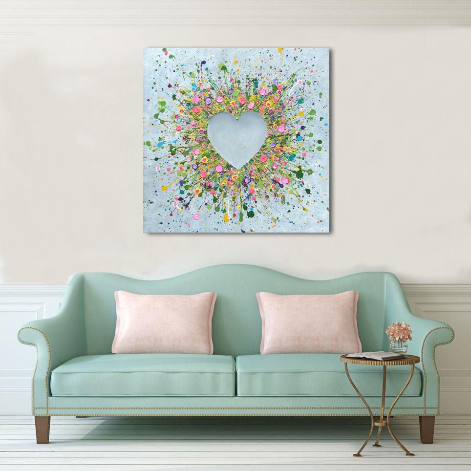 CANVAS PRINT - &quot;You Make Me Happy&quot; From &pound;65