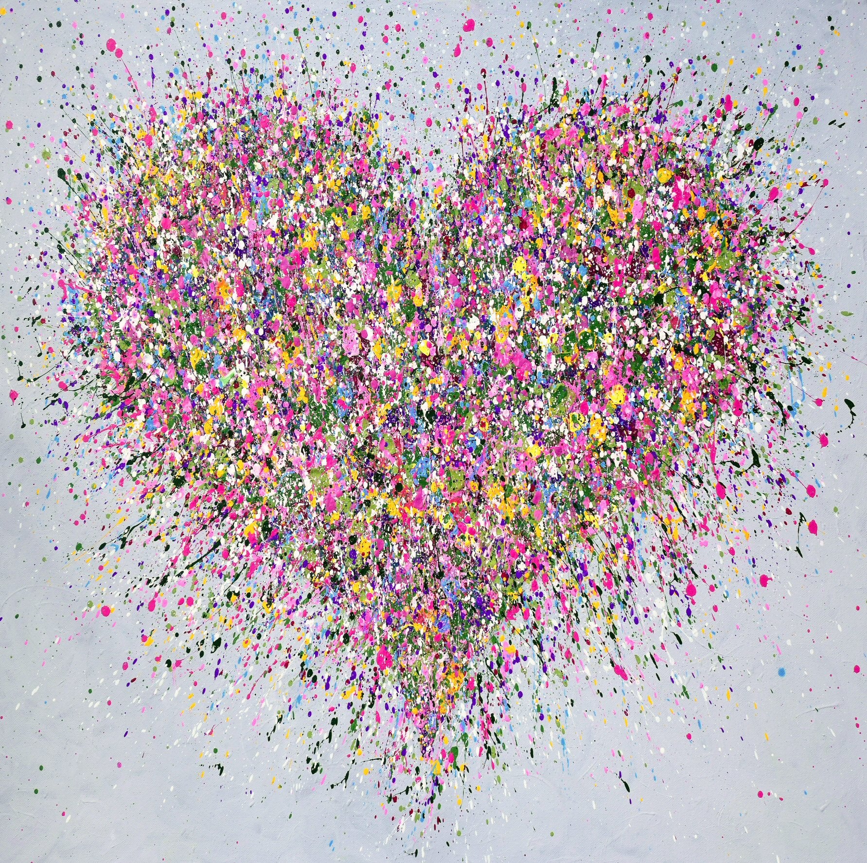 A Happy Heart SQUARE CANVAS PRINT