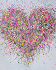 A Happy Heart SQUARE CANVAS PRINT