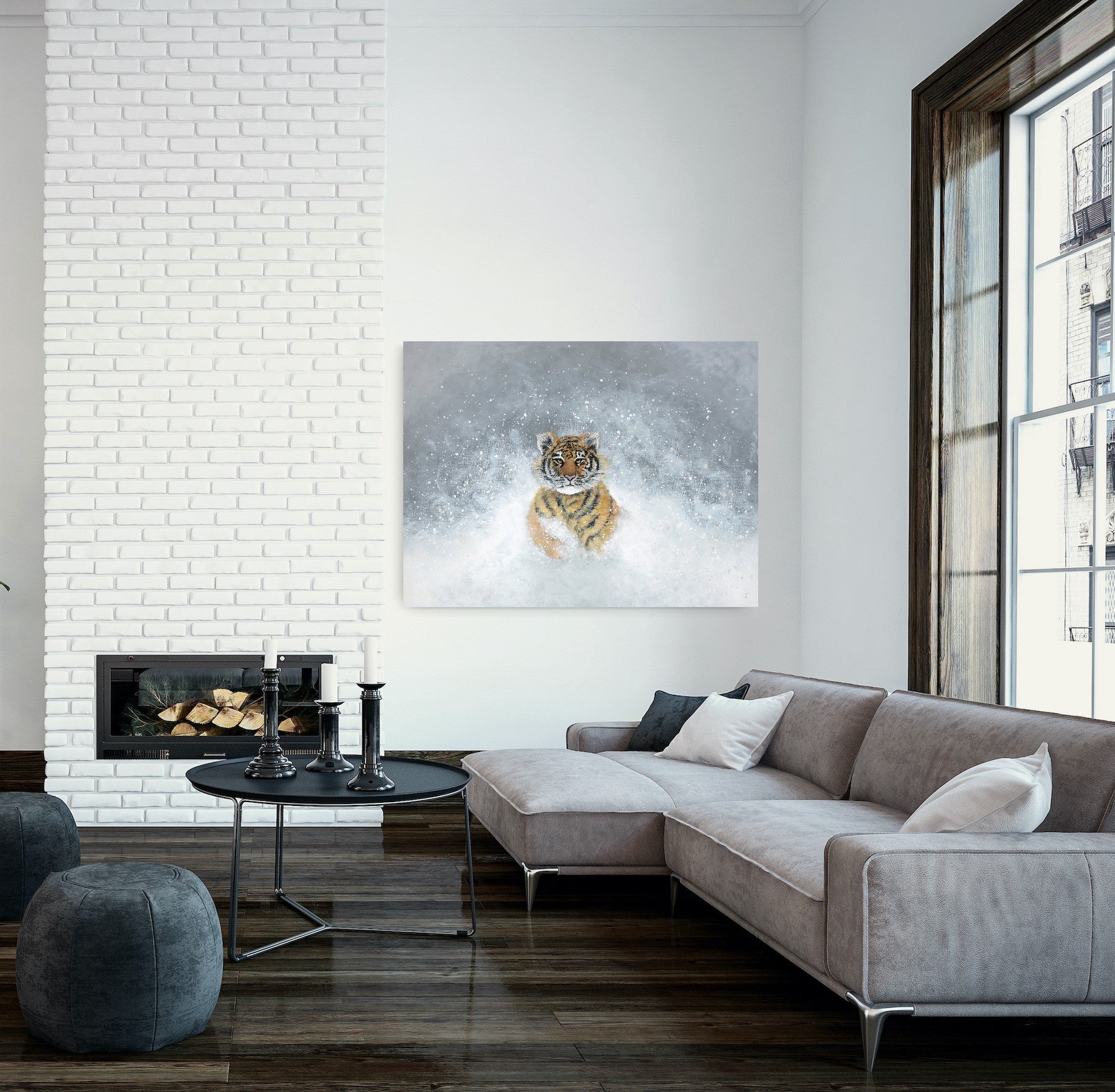The Snow King CANVAS PRINT