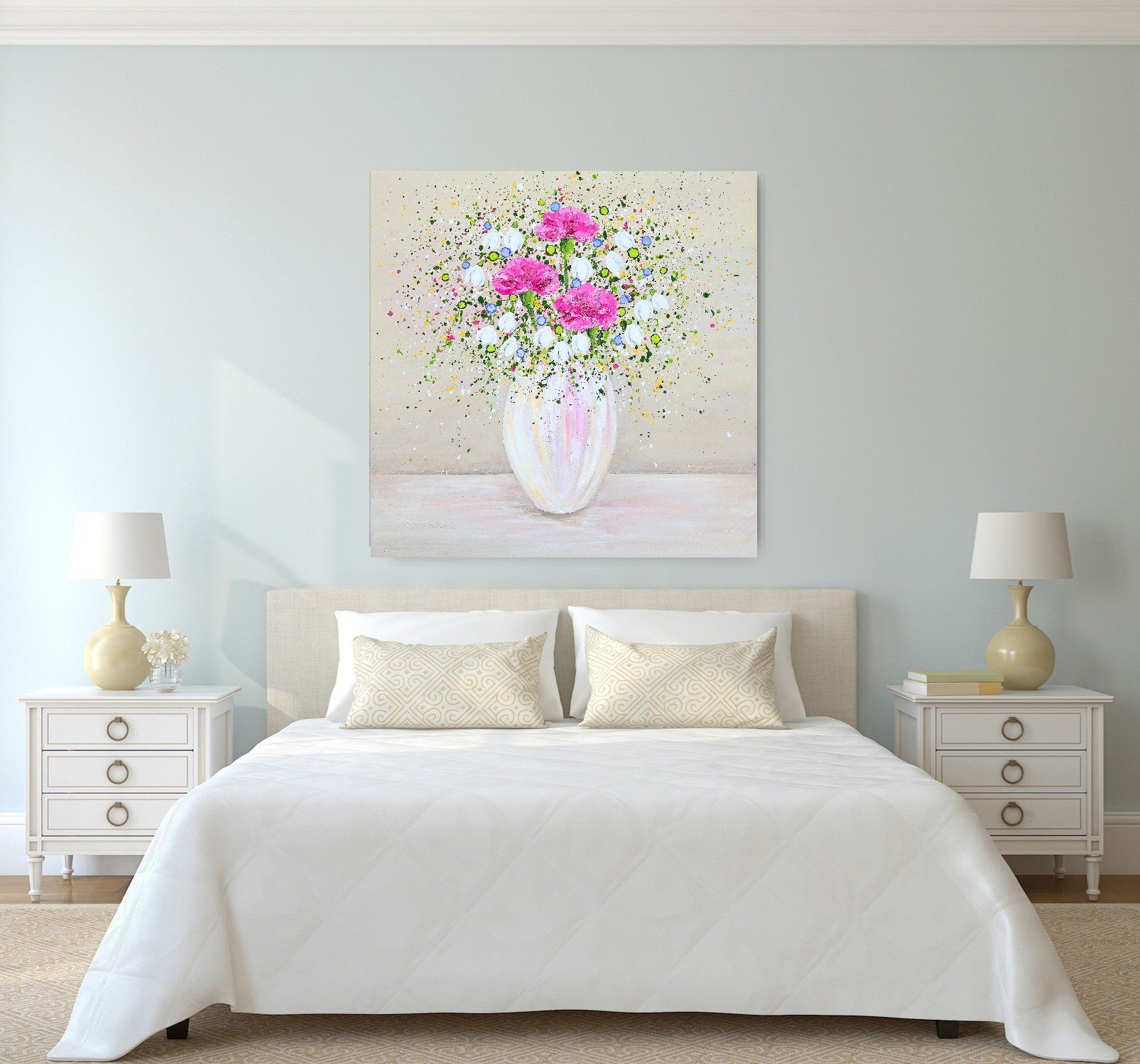 January Blooms CANVAS PRINT