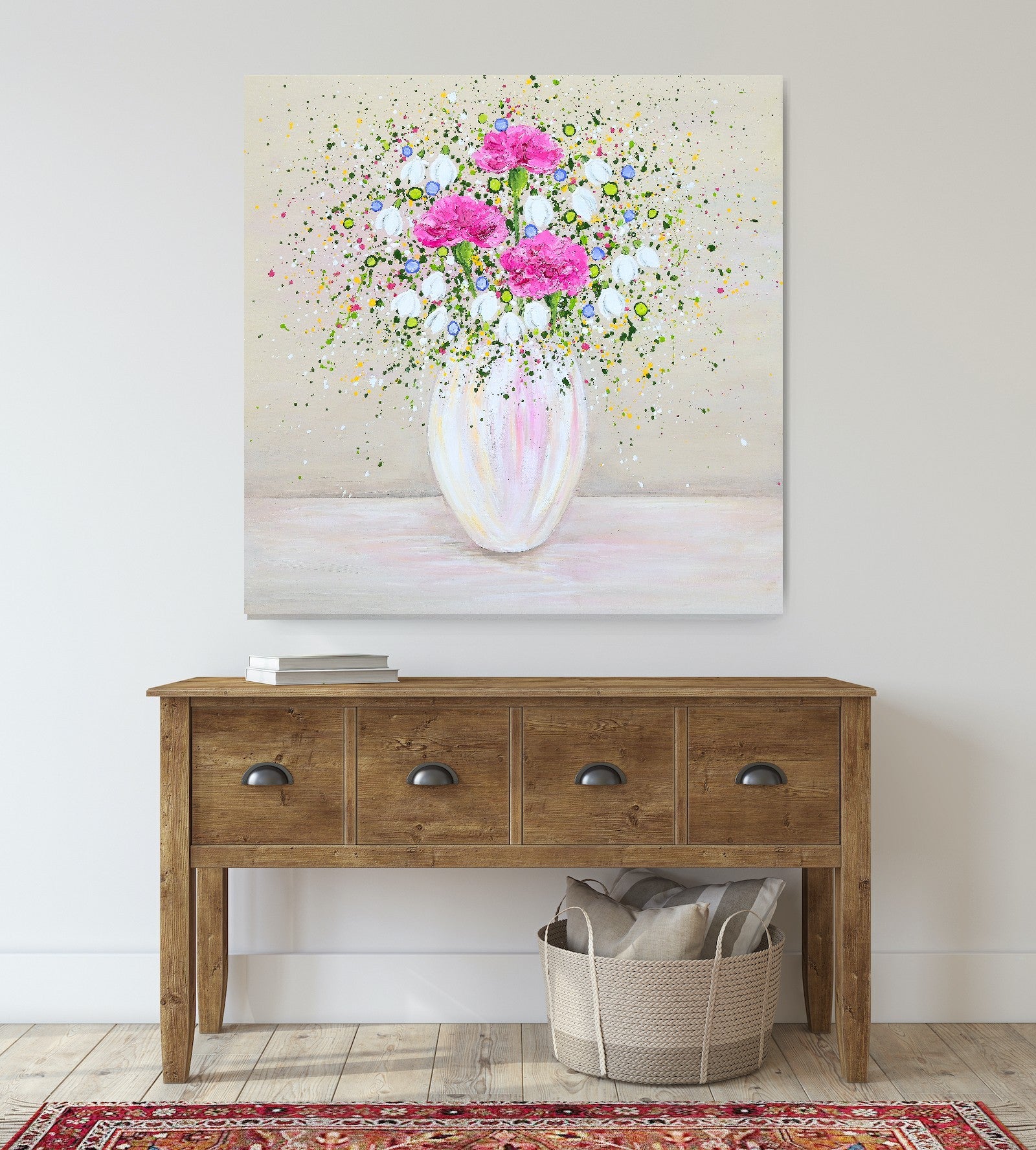 January Blooms CANVAS PRINT