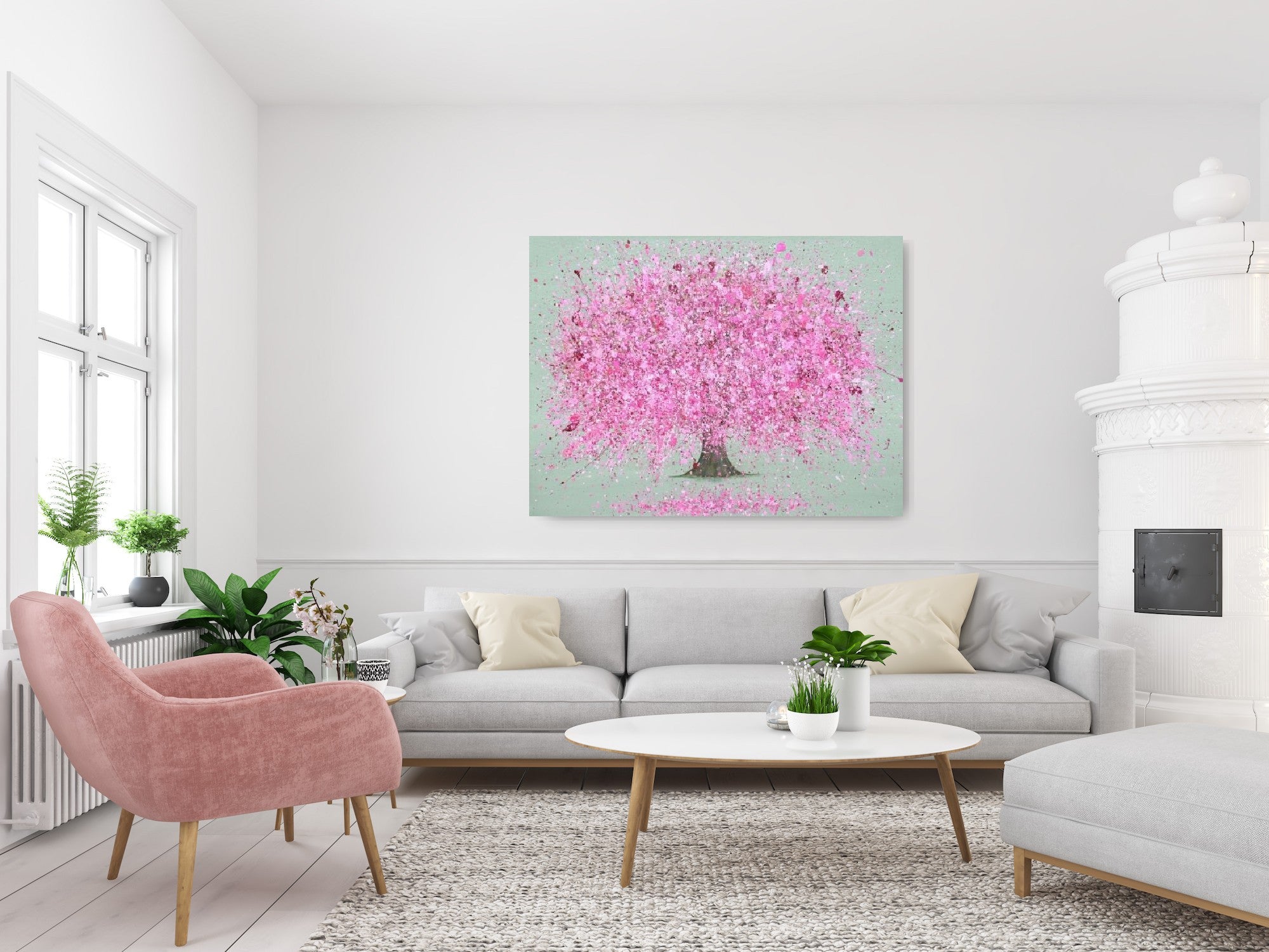 Blossoming Love CANVAS PRINT