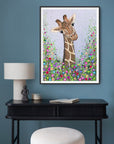 Nelson The Giraffe PRINT ON FINE ART PAPER