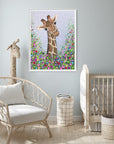 Nelson The Giraffe PRINT ON FINE ART PAPER