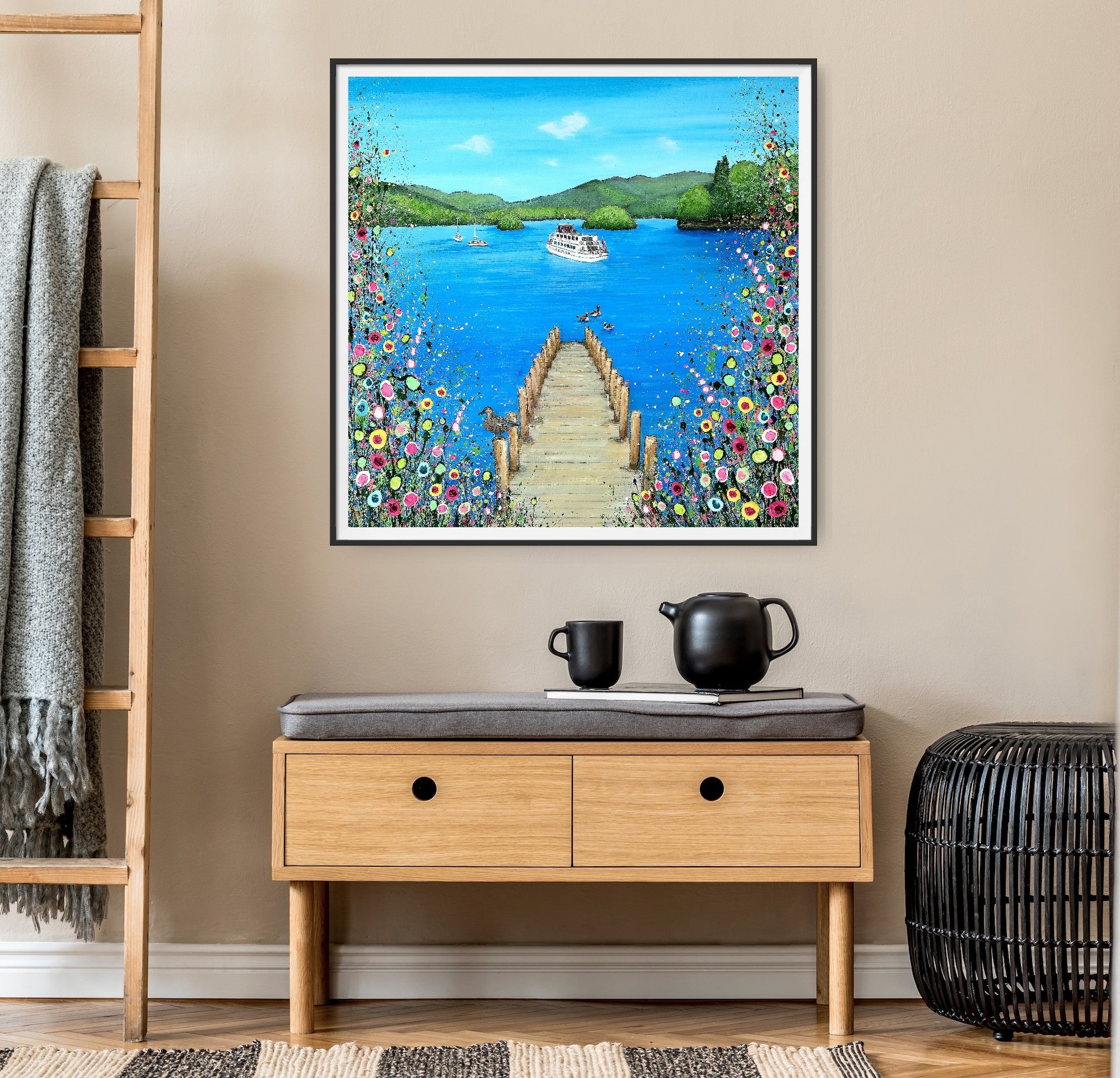 I Lost My Heart At The Lake PRINT ON FINE ART PAPER