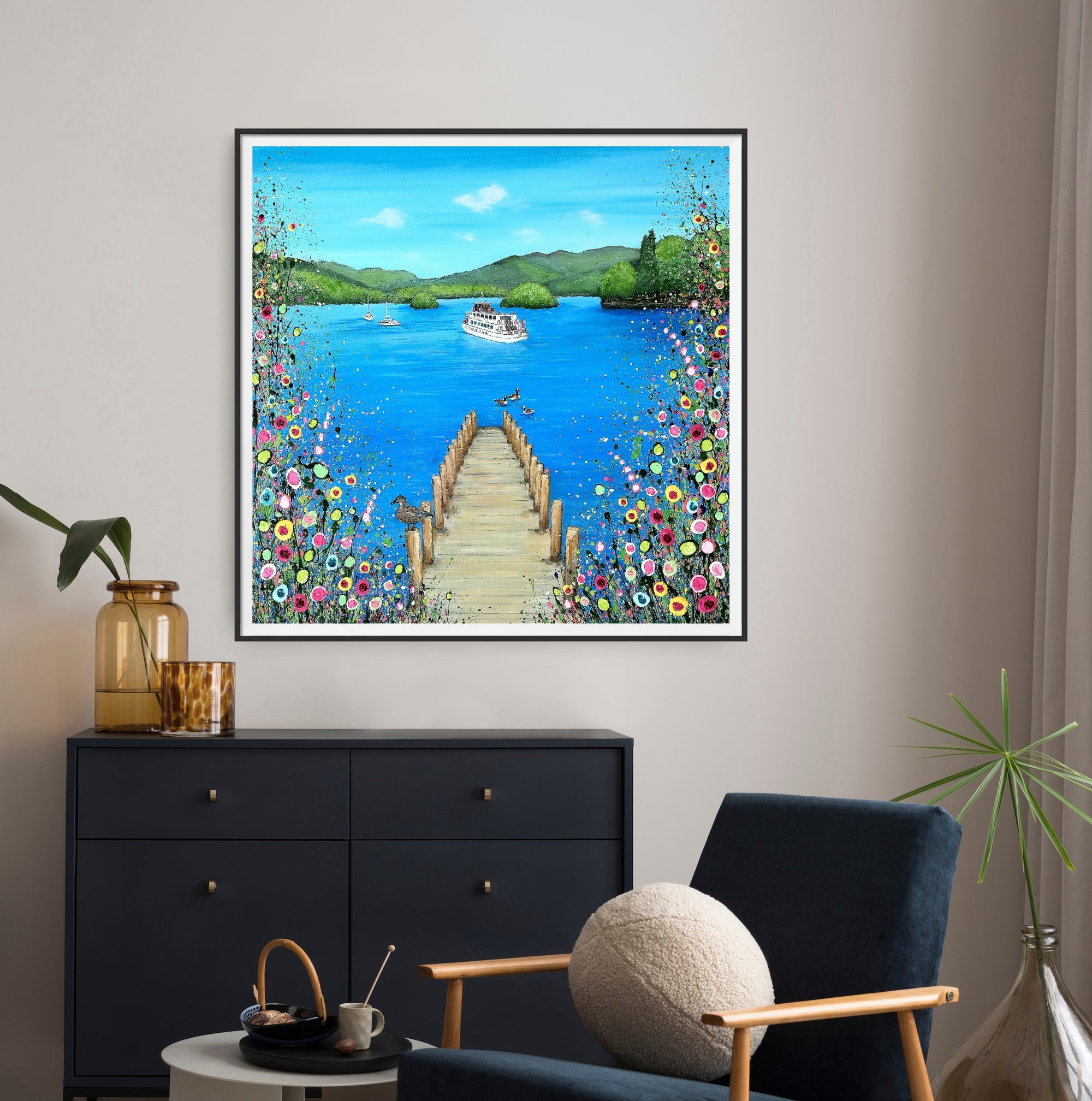 I Lost My Heart At The Lake PRINT ON FINE ART PAPER