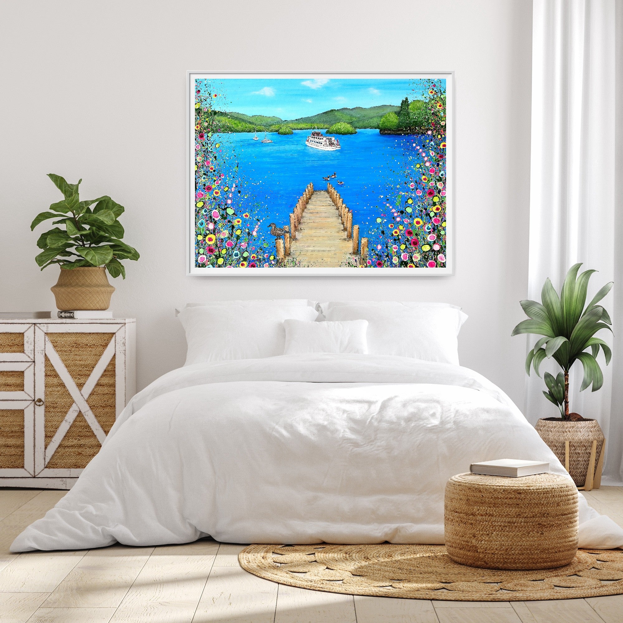 I Lost My Heart At The Lake RECTANGULAR PRINT ON FINE ART PAPER