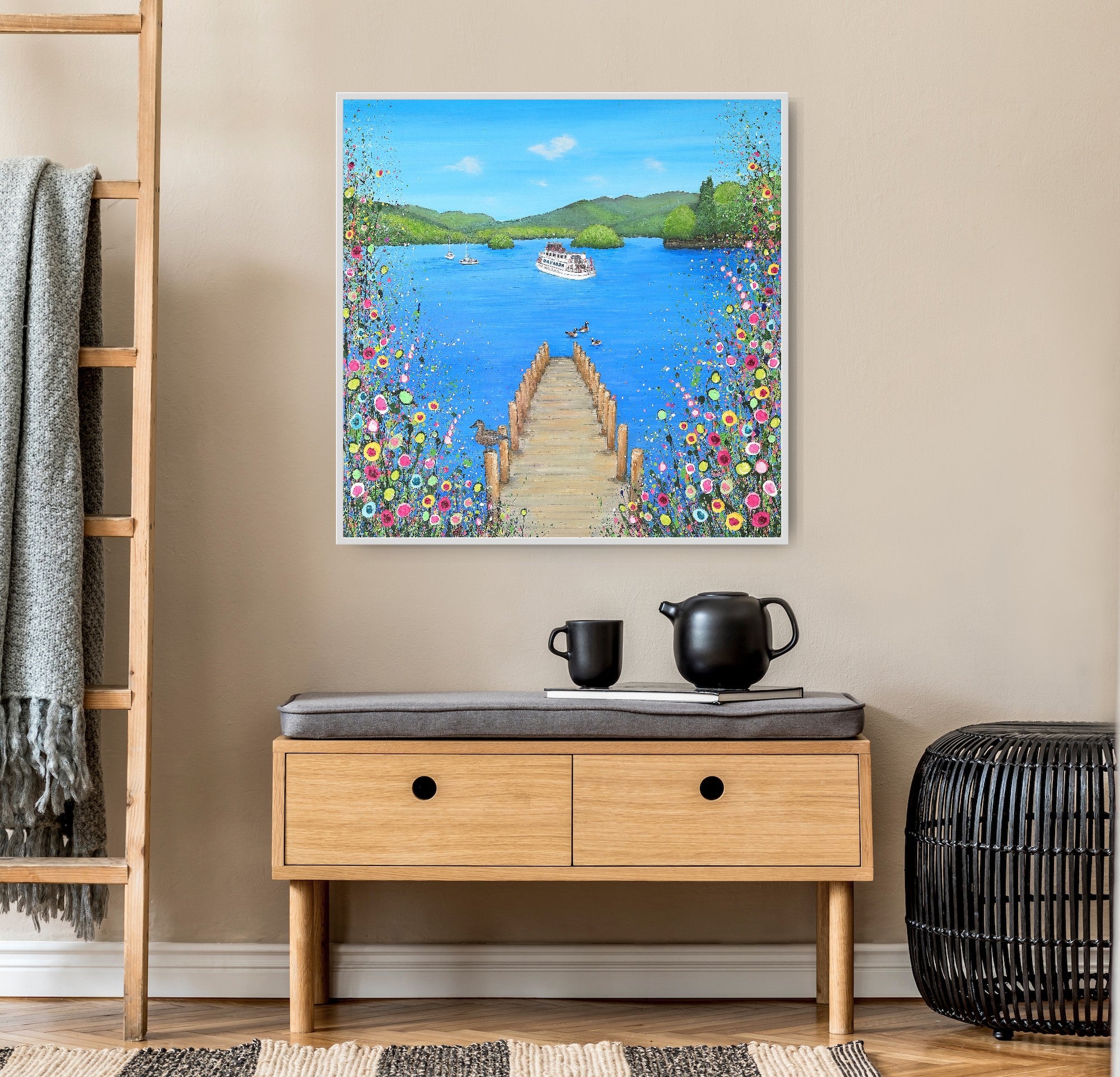 I Lost My Heart AT The Lake CANVAS PRINT