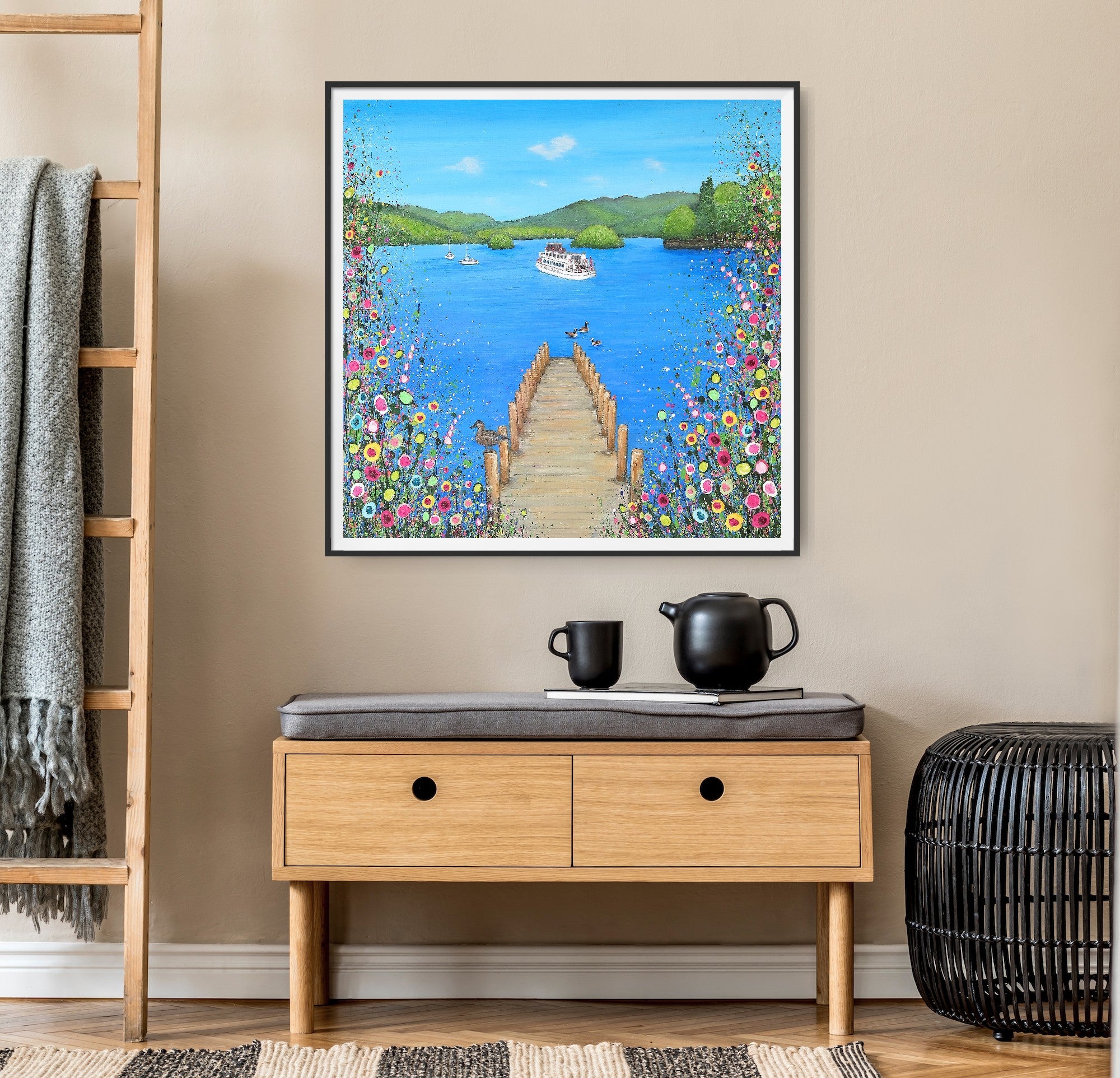 I Lost My Heart At The Lake PRINT ON FINE ART PAPER