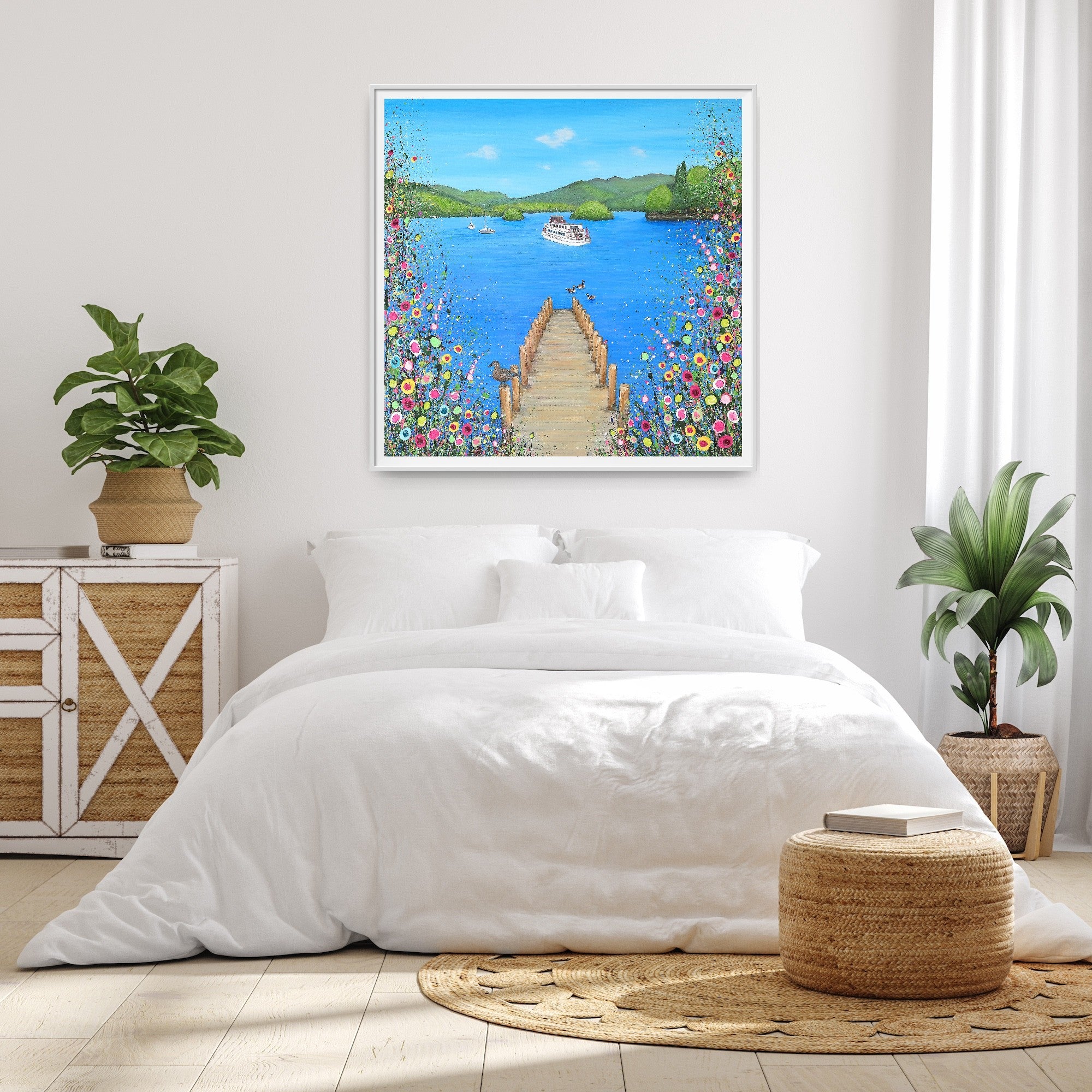 I Lost My Heart At The Lake PRINT ON FINE ART PAPER