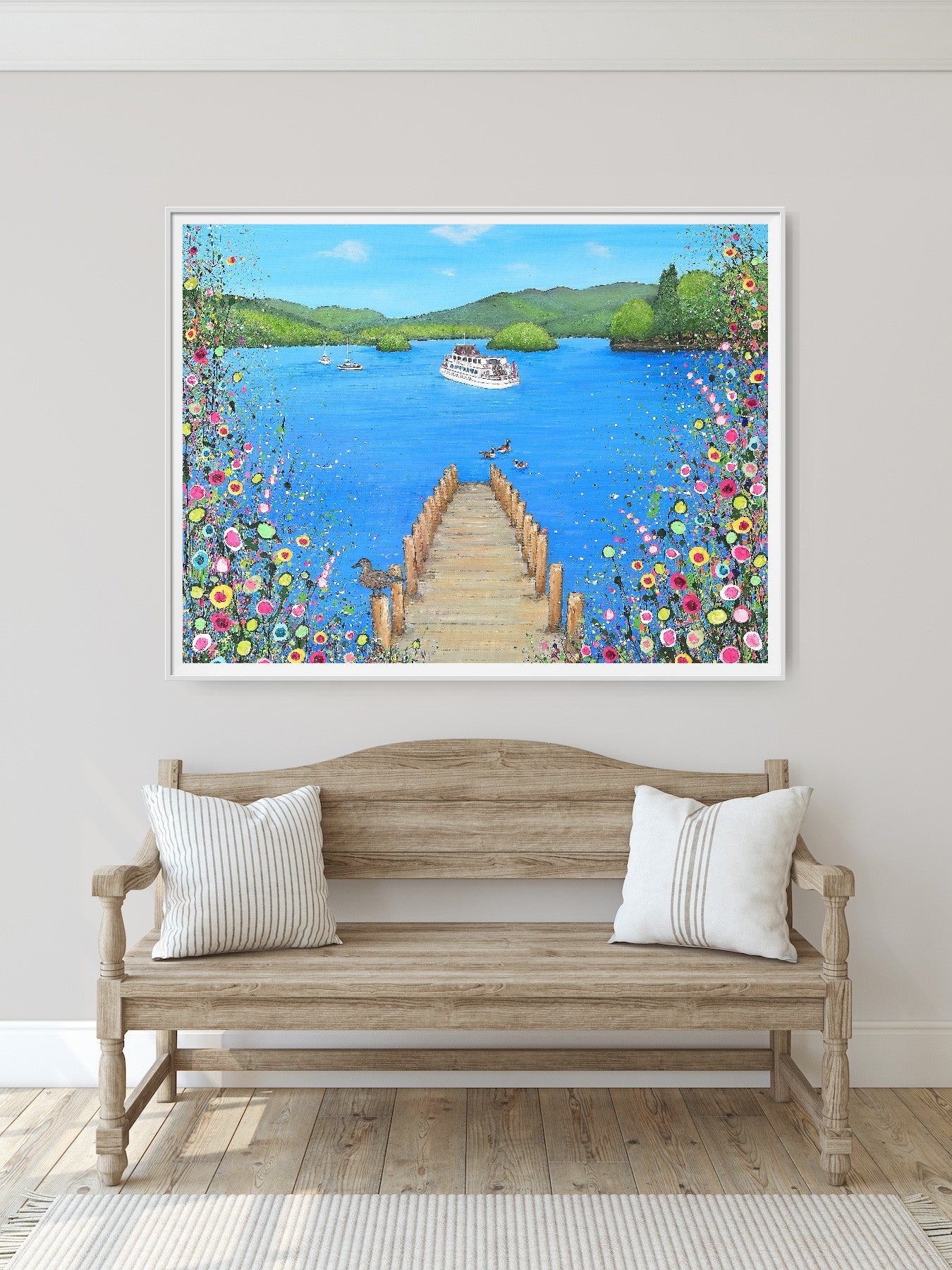 I Lost My Heart At The Lake RECTANGULAR PRINT ON FINE ART PAPER