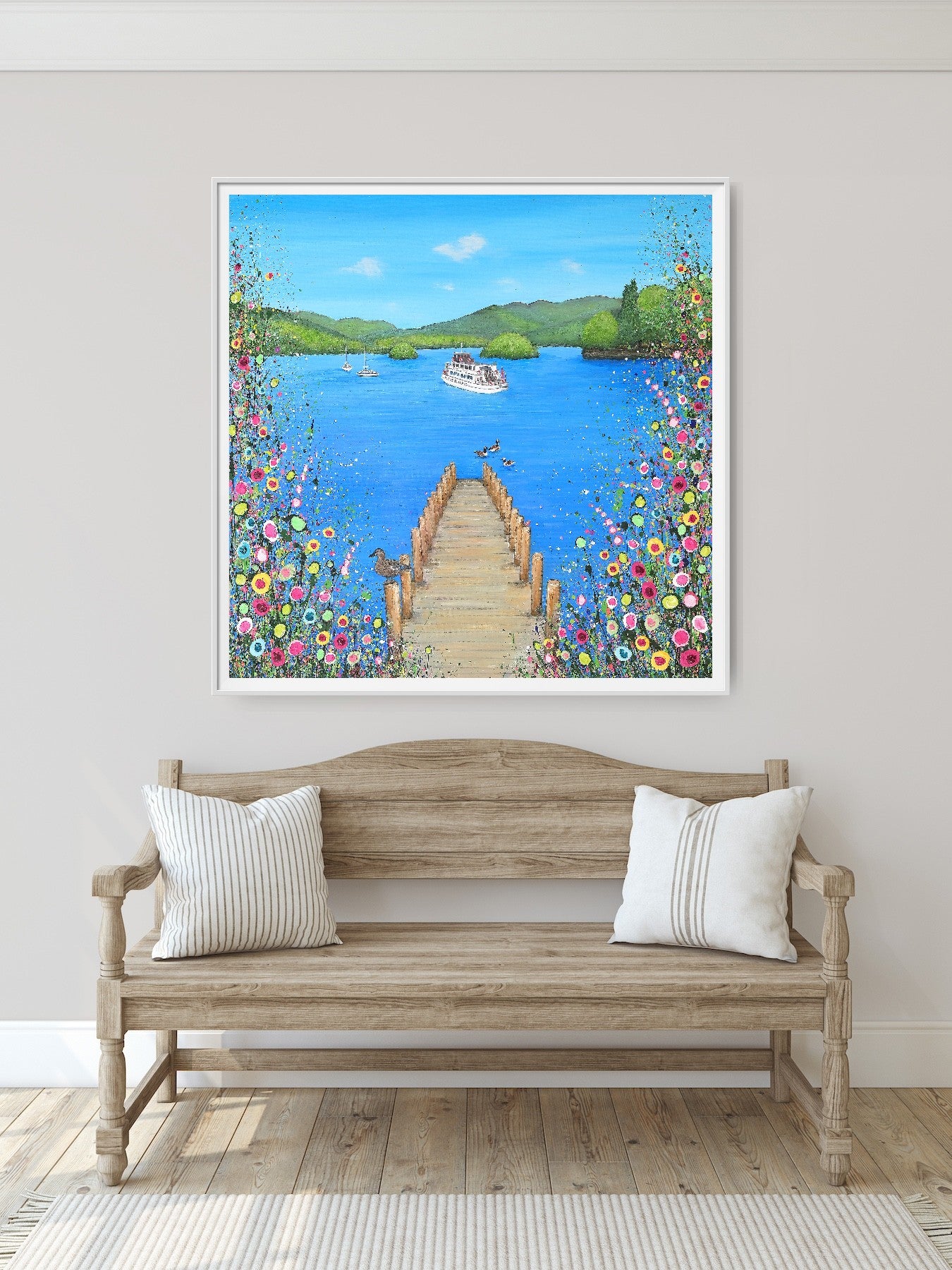 I Lost My Heart At The Lake PRINT ON FINE ART PAPER