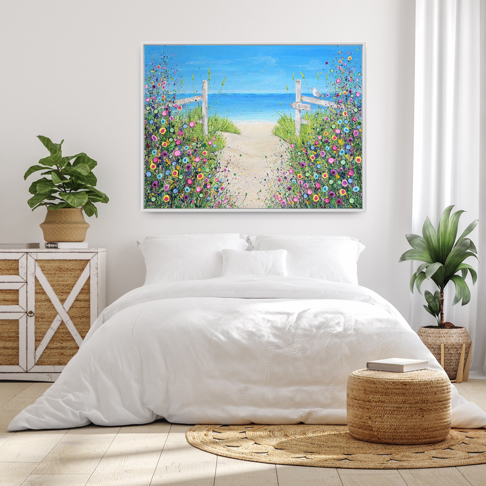 Sandy Toes &amp; Salty Kisses CANVAS PRINT