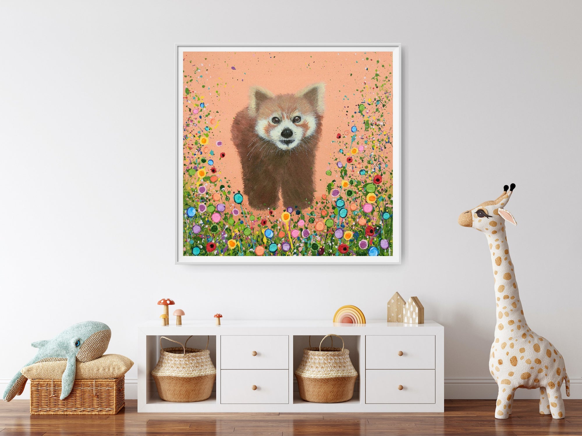 Ruby The Red Panda PRINT ON FINE ART PAPER