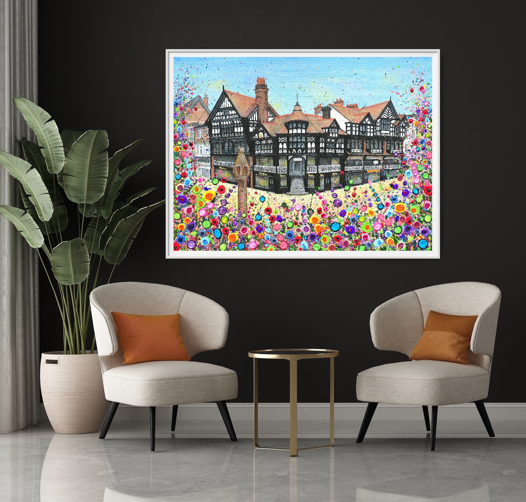 Chester Cross In Bloom PRINT ON FINE ART PAPER